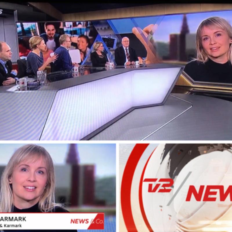 Camilla Karmark i TV2 News og tale om Selfitis