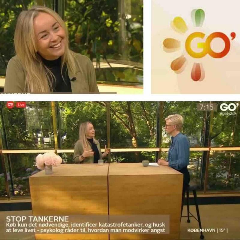 Collage af Camilla i G0'morgen Danmark