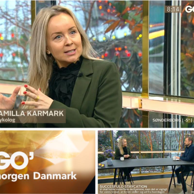 Psykolog Camilla Karmark forklarer om en succesfuld staycation under Corona i GO'MORGEN Danmark.